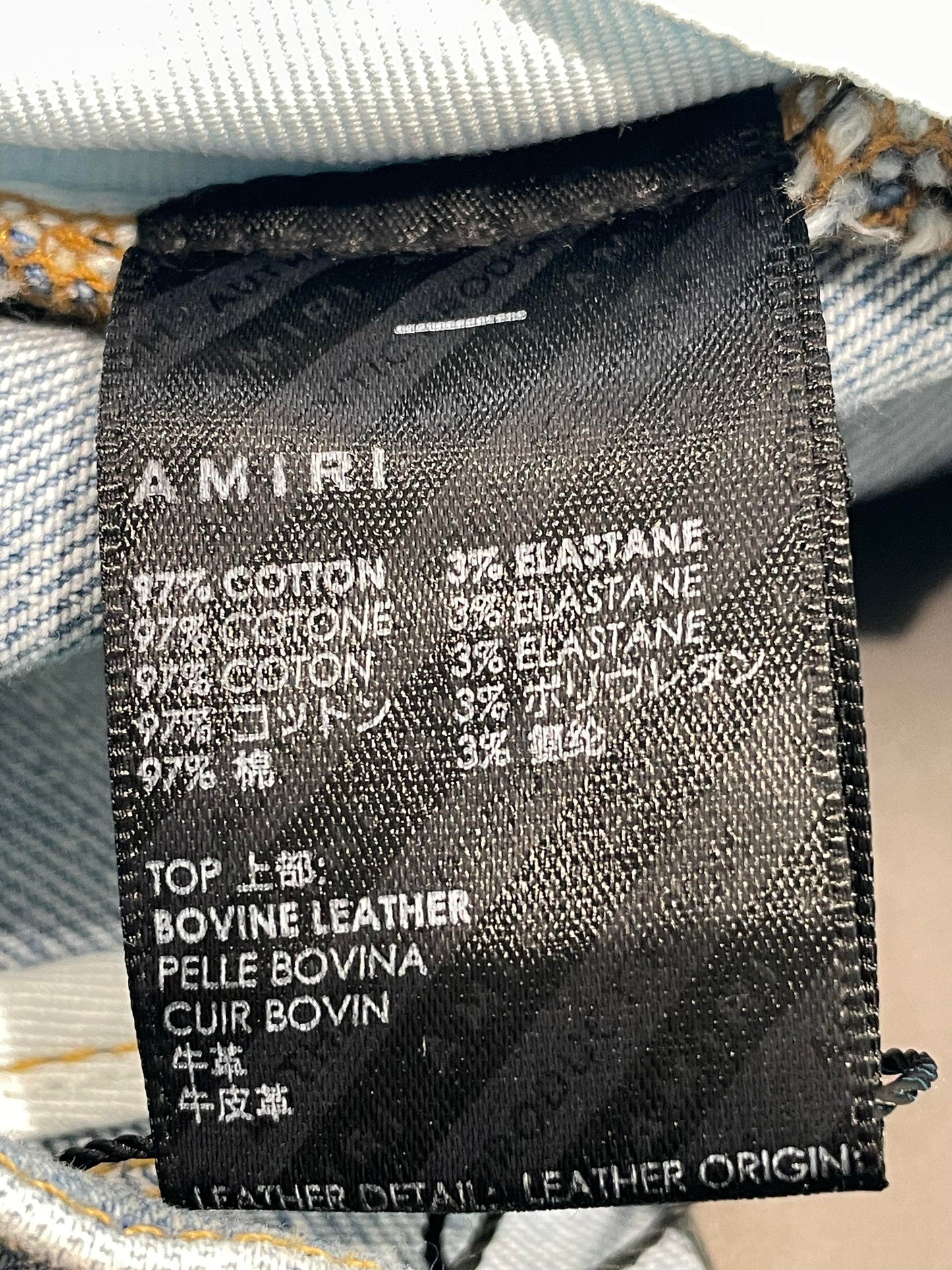 Amiri Thrasher Zig Zag Jeans
