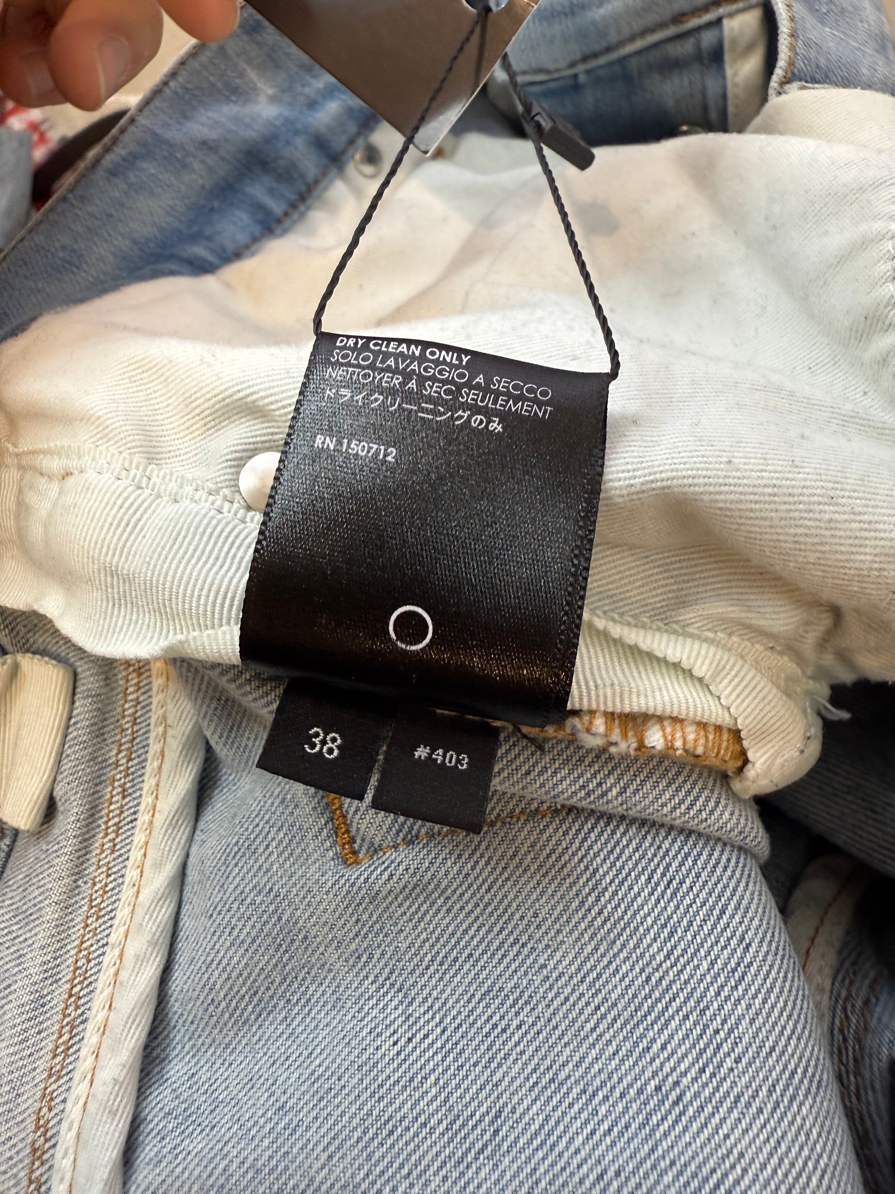 Amiri MX1 Zebra Patch Jeans