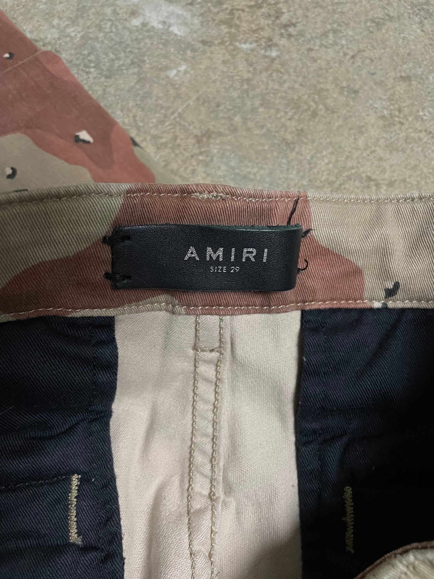 Amiri Cargo Pants Desert Camo 29 Used