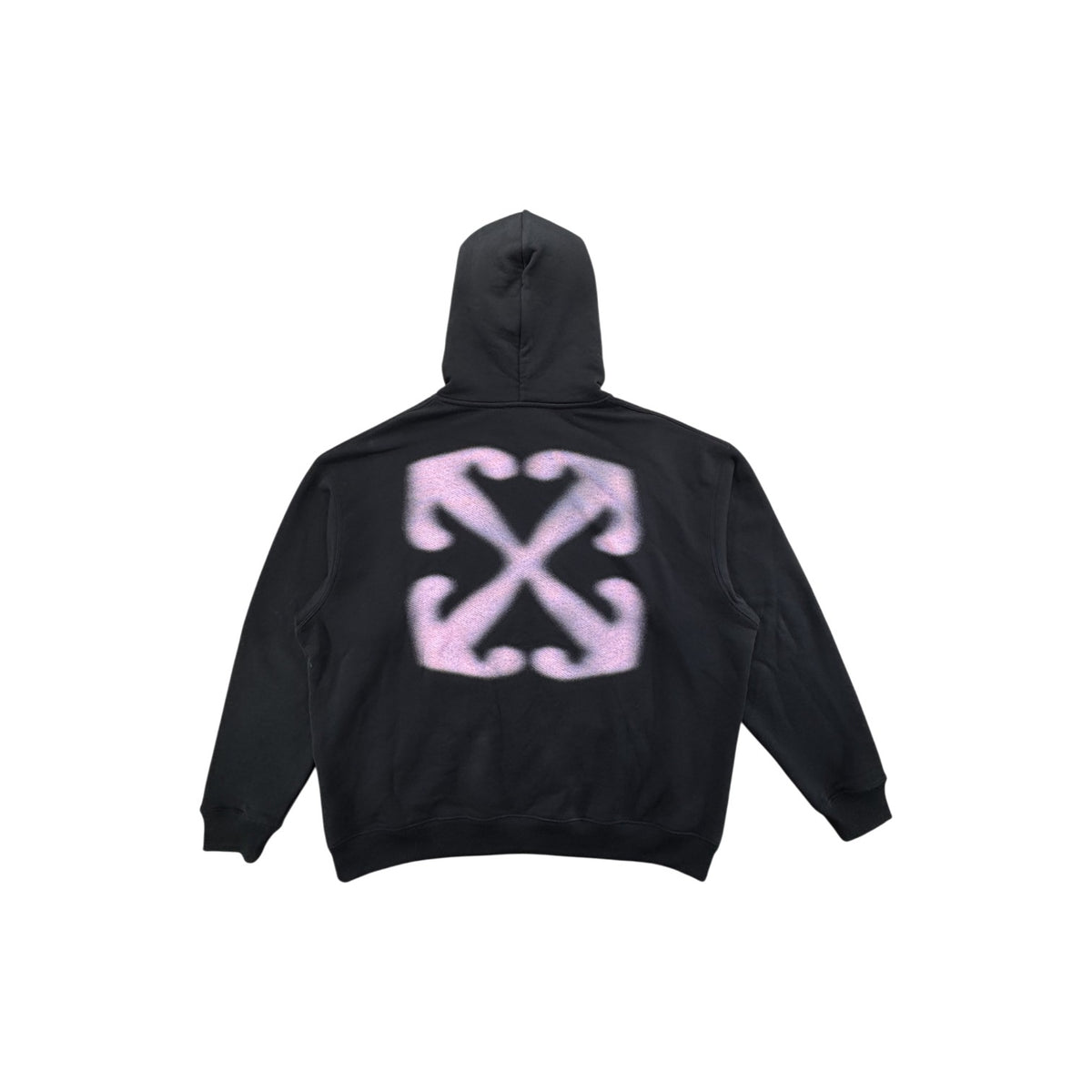 Off White Vanish Arrow Skate Black & Pink Hoodie