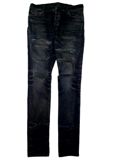 Amiri Thrasher Brown & Green Jeans