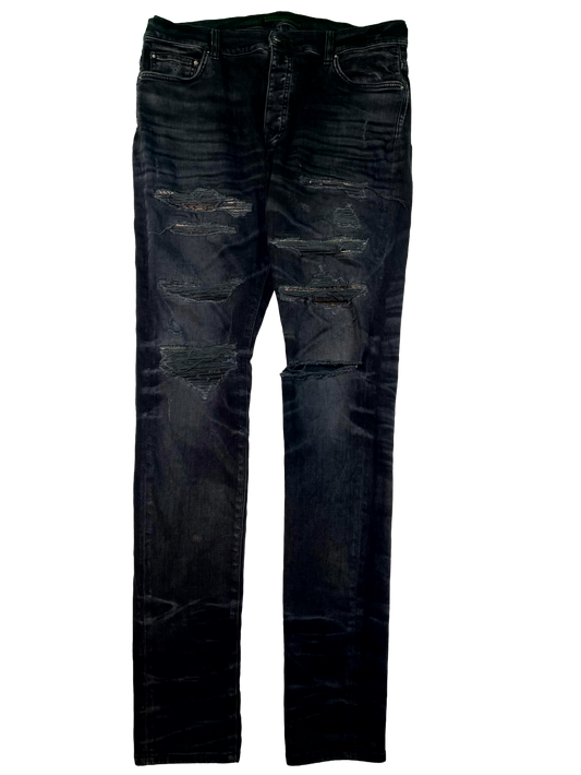Amiri Thrasher Brown & Green Jeans