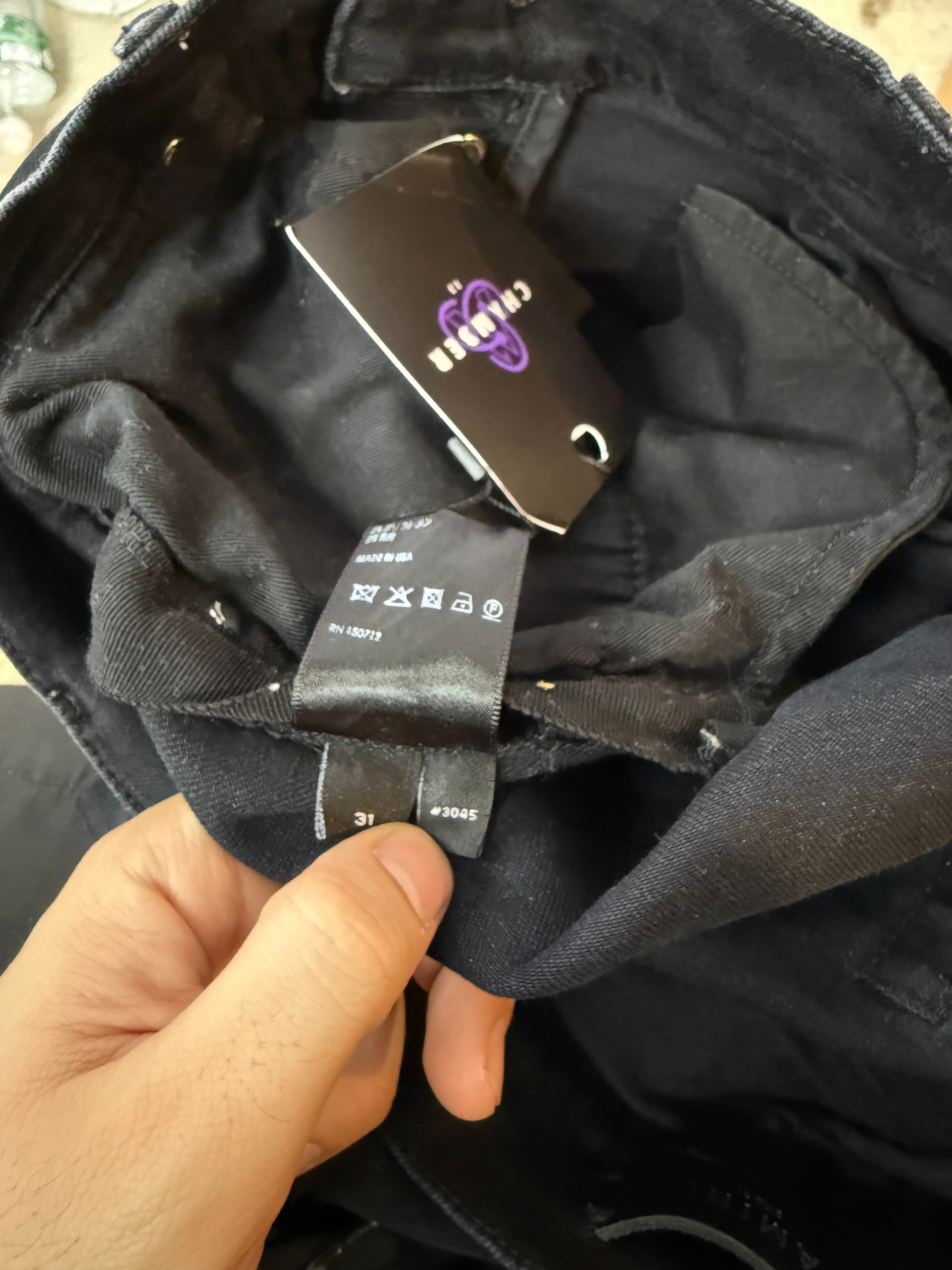 Amiri MX1 Black & Brown Paisley Jeans