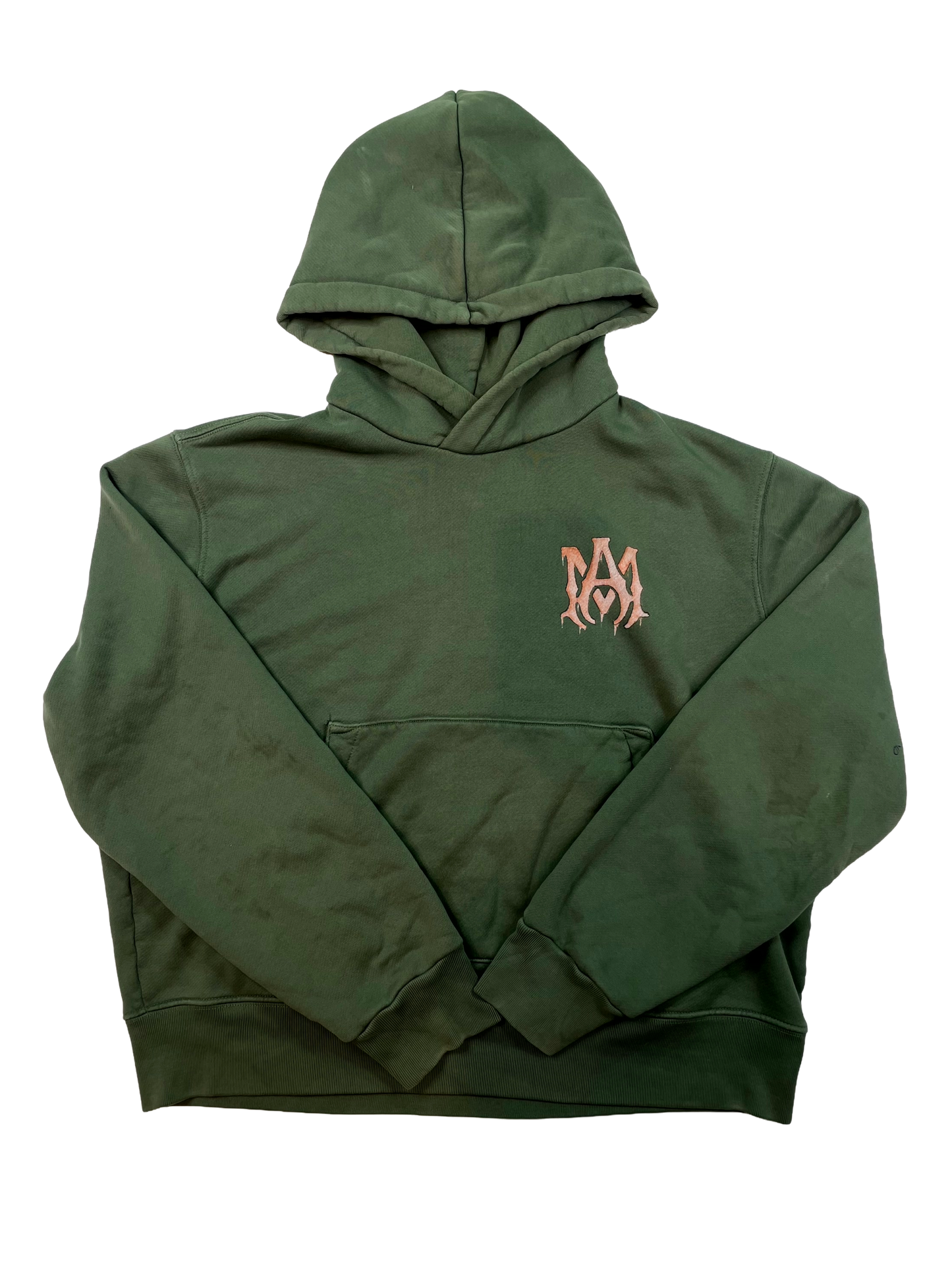 Amiri MA Green & Orange Hoodie