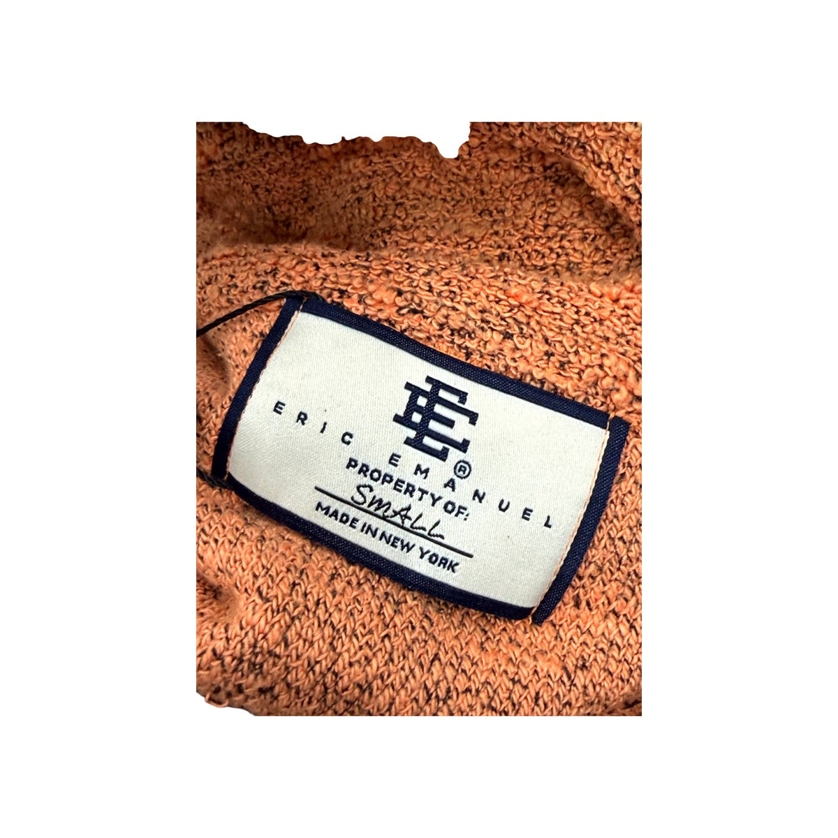 Eric Emanuel Boucle Quarter Zip Orange Sweatsuit