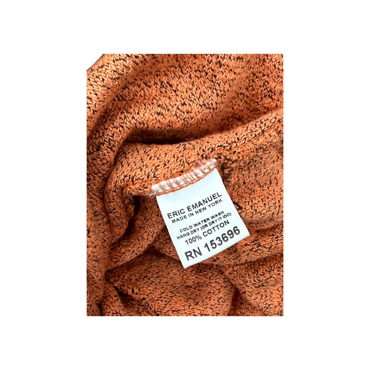 Eric Emanuel Boucle Quarter Zip Orange Sweatsuit