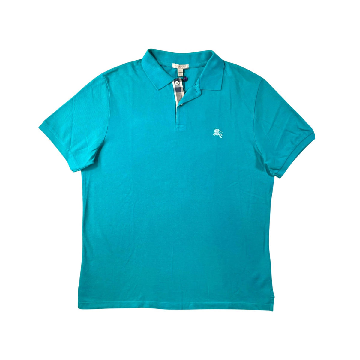 Burberry Teal Polo Shirt