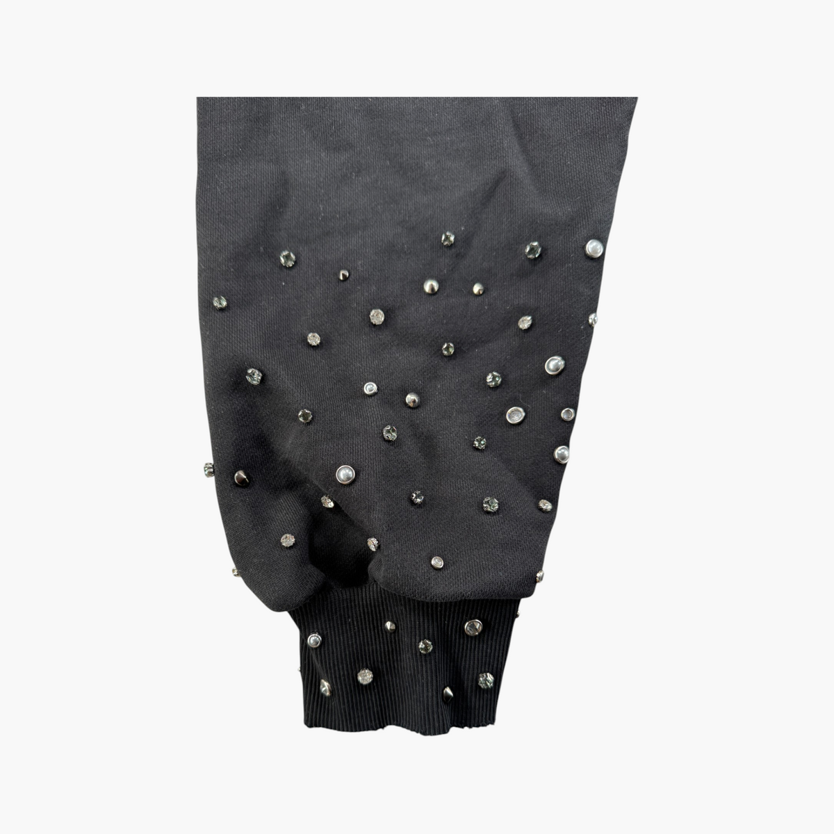 Lost Intricacy Black Patch Zip Up Hoodie