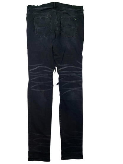 Amiri Thrasher Cheetah Black Jeans