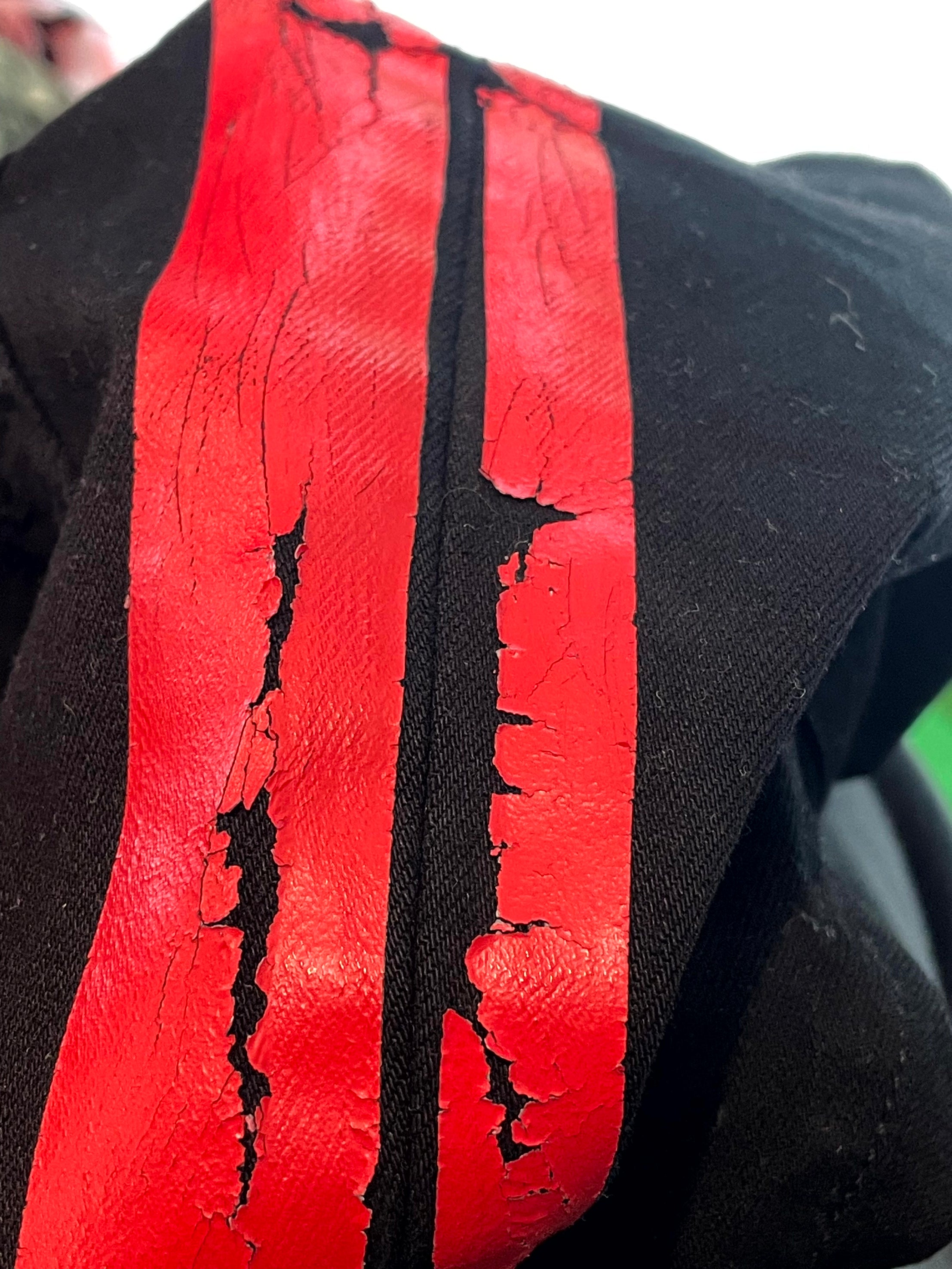 Amiri Black & Red Stripe Jeans