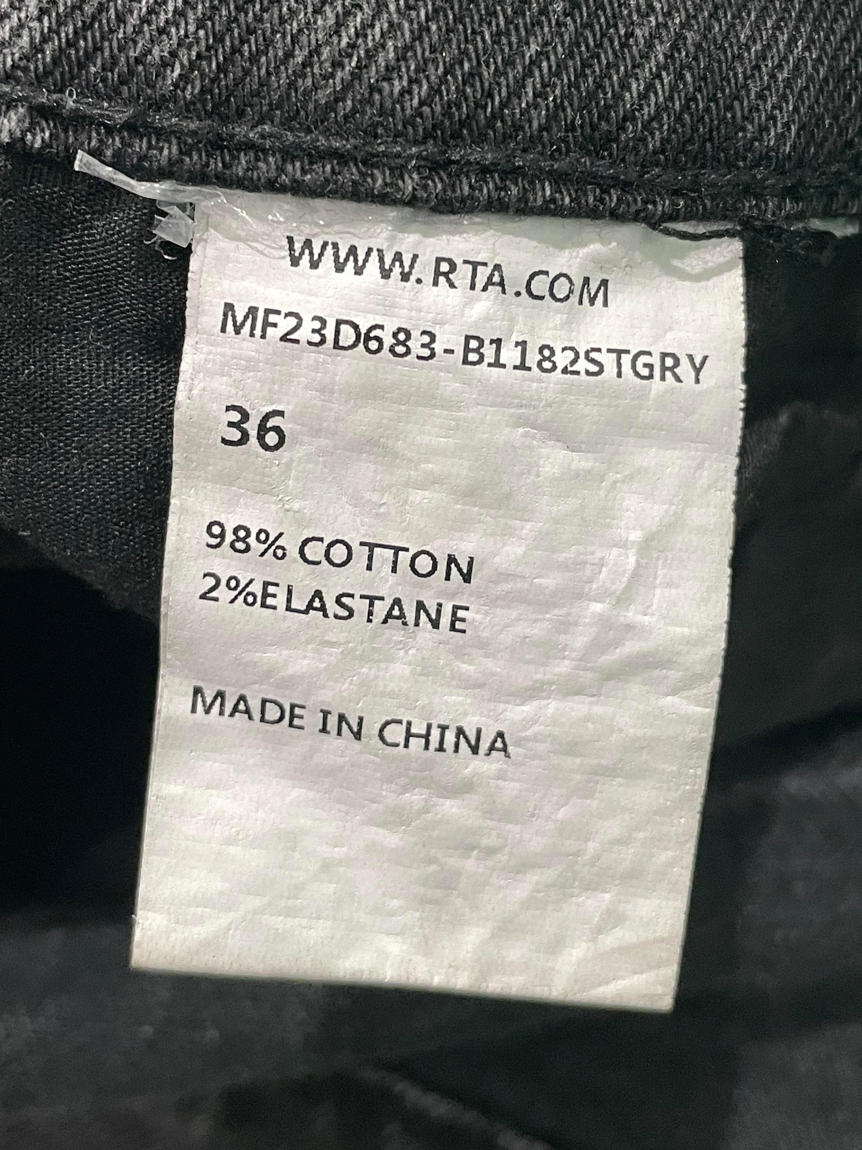 RTA "Stone Grey" Light Wash Jeans