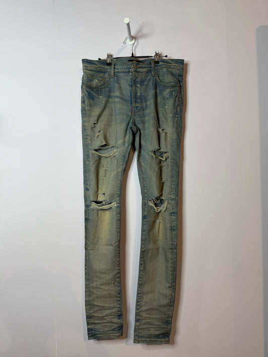 Amiri Vintage Wash Blue Jeans