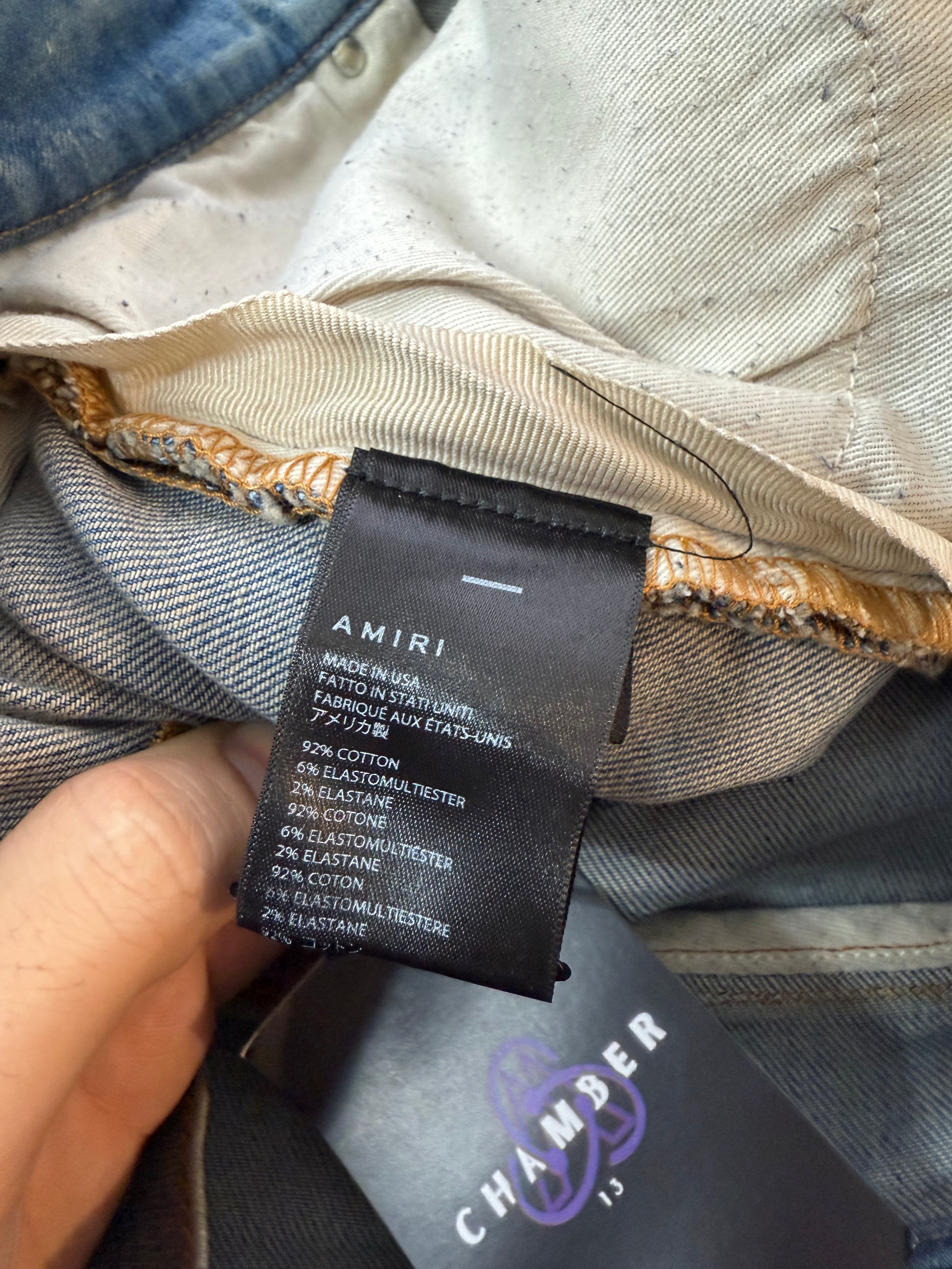 Amiri Vintage Wash Blue Jeans