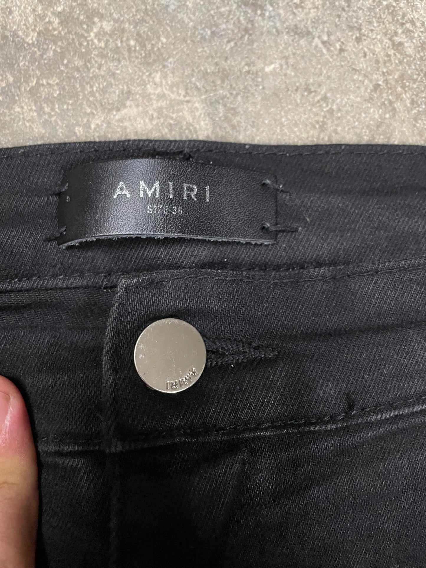 Amiri Jeans Black Crystal 36 Used