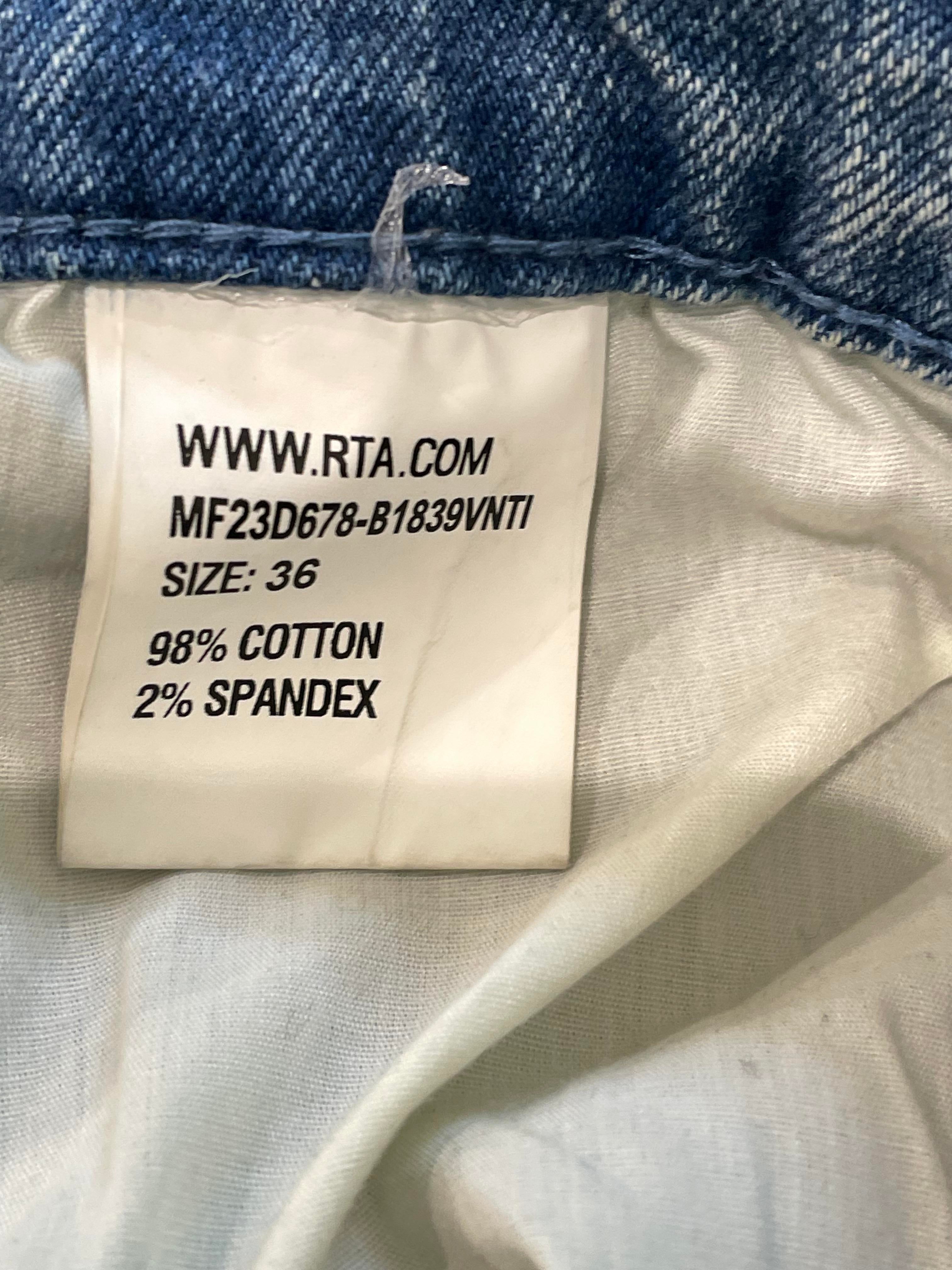 RTA "Cargo" Light Wash Blue Jeans