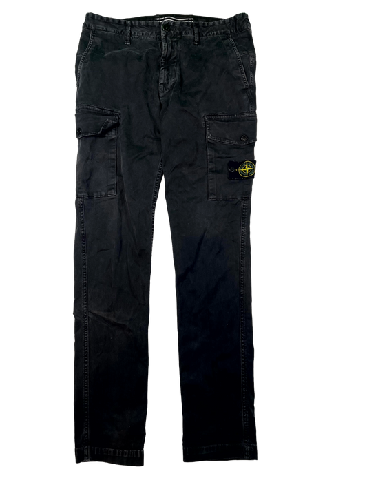 Stone Island Cargo Black Jeans