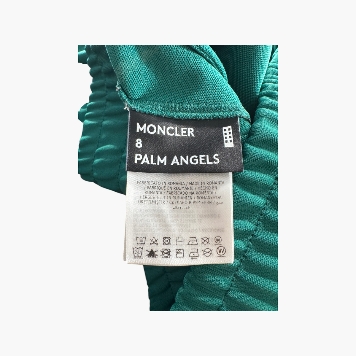 Palm Angels x Moncler Turqoise Track Pants
