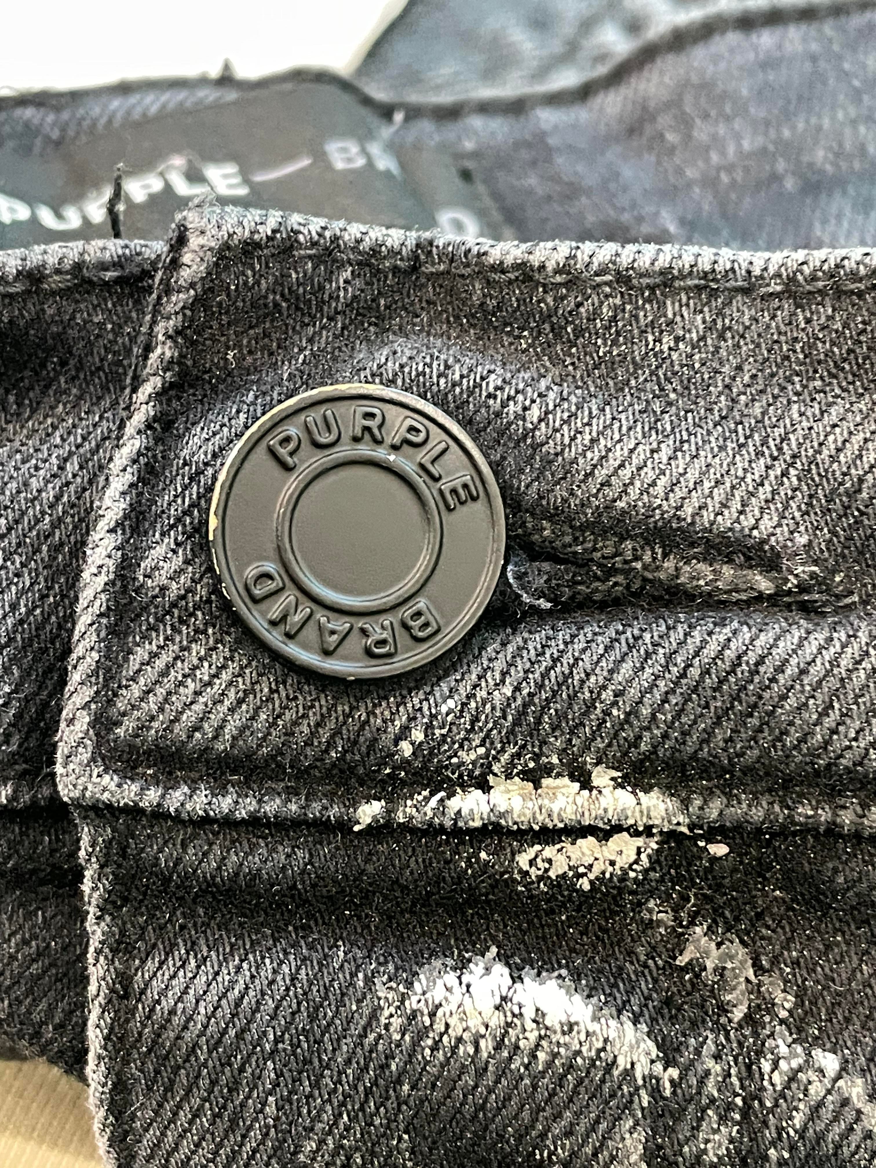 Purple Brand "Distressed" Black Jeans