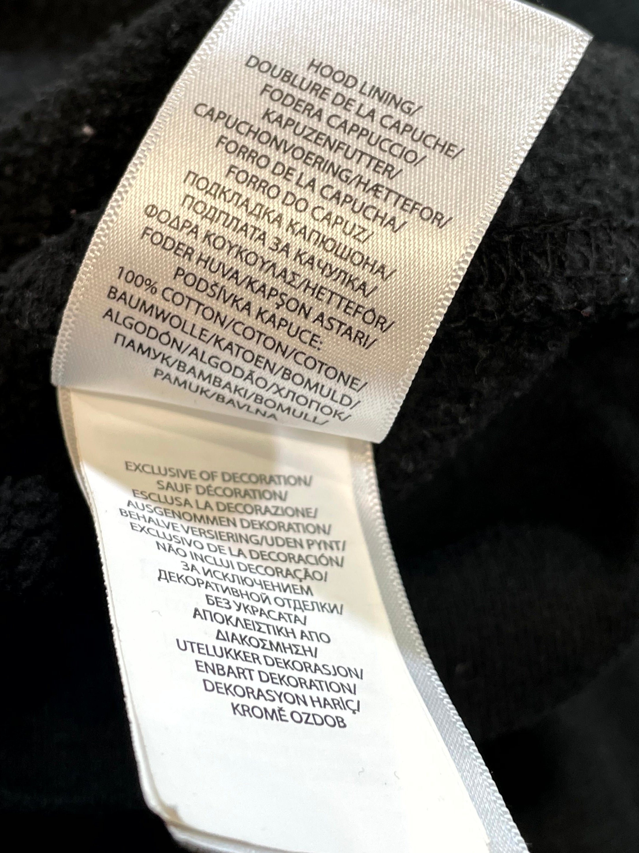 Polo Zip Up (KIDS) Black Hoodie