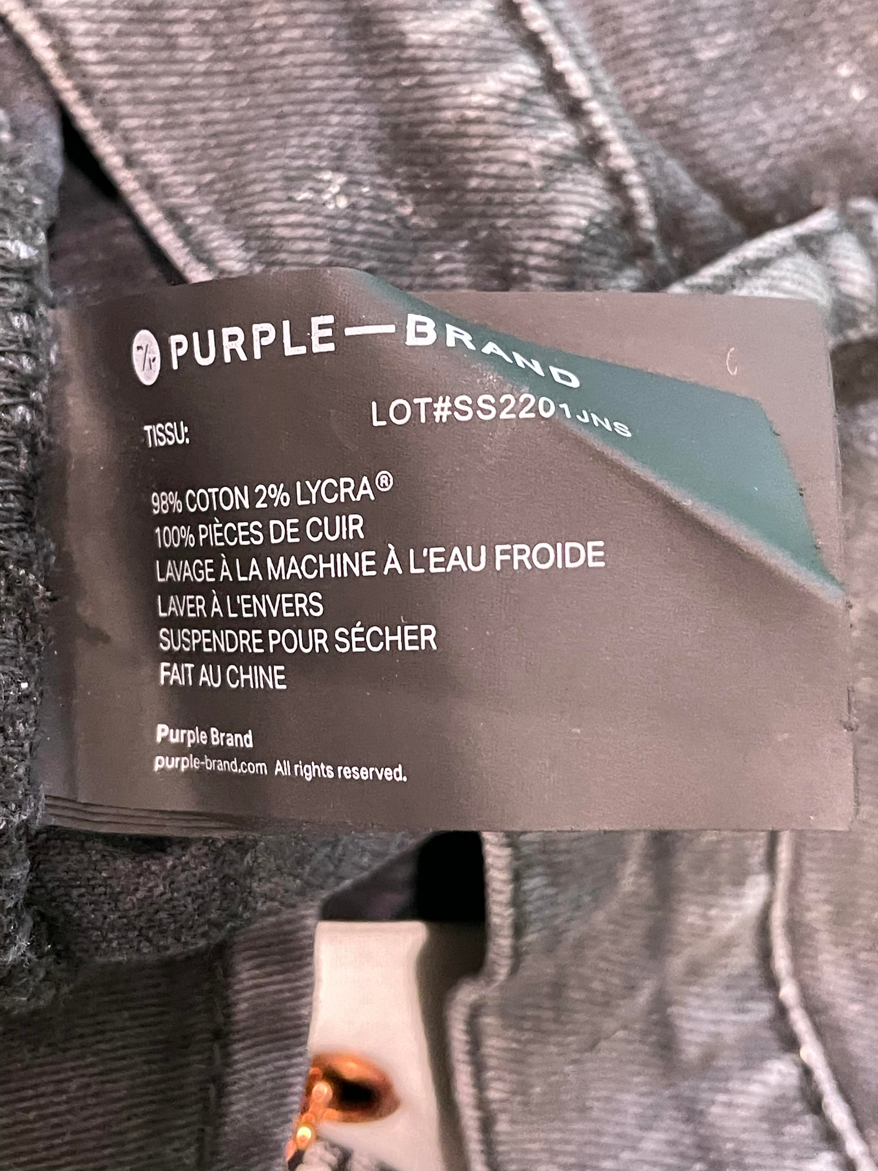 Purple Brand "Distressed" Black Jeans