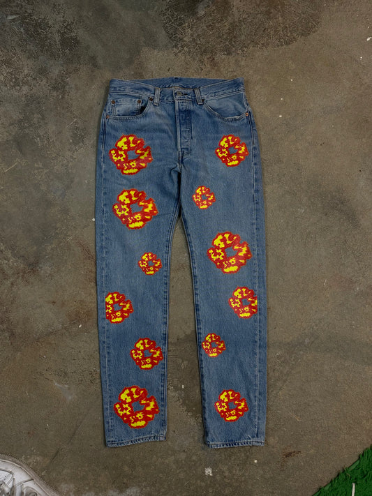 Denim Tears Offset Lightwash Jeans Used 31