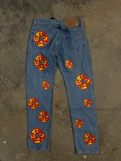 Denim Tears Offset Lightwash Jeans Used 31
