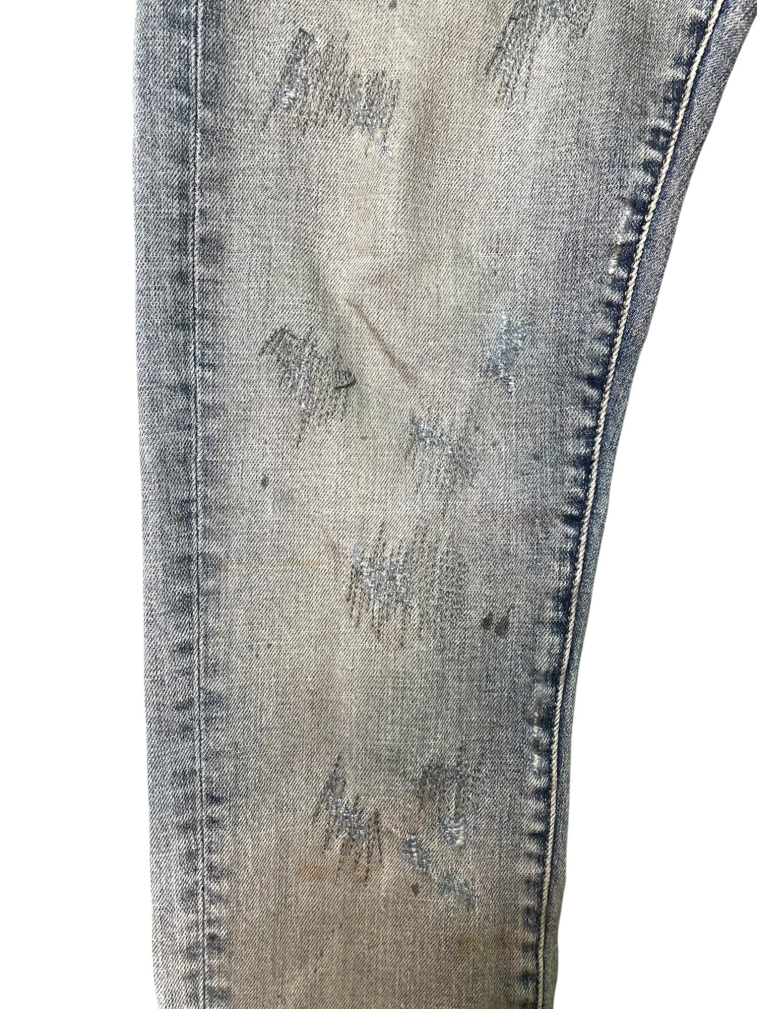 Purple Brand "Stitches" Light Wash Jeans