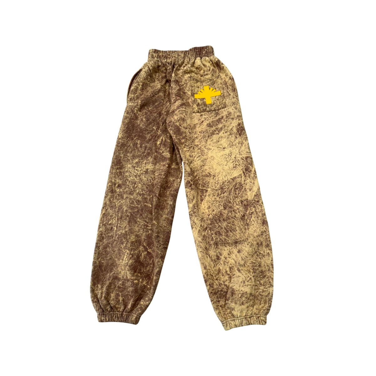 Vertabrae Tie Dye Yellow Sweats
