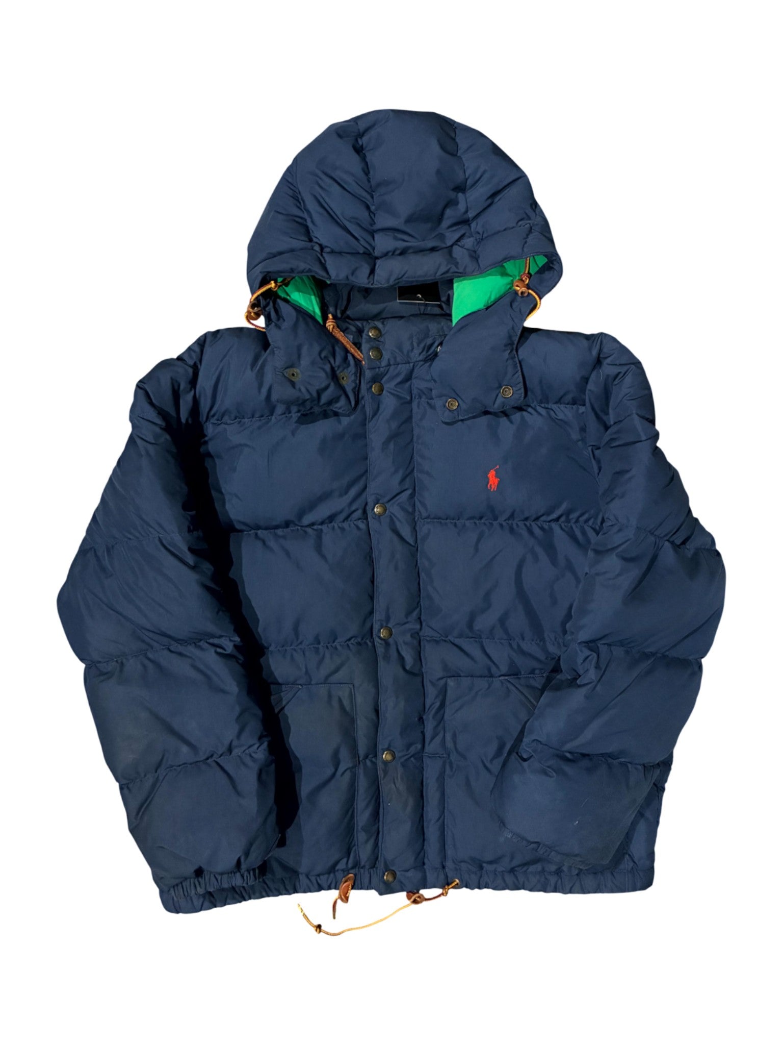 Polo Navy & Red Puffer Jacket