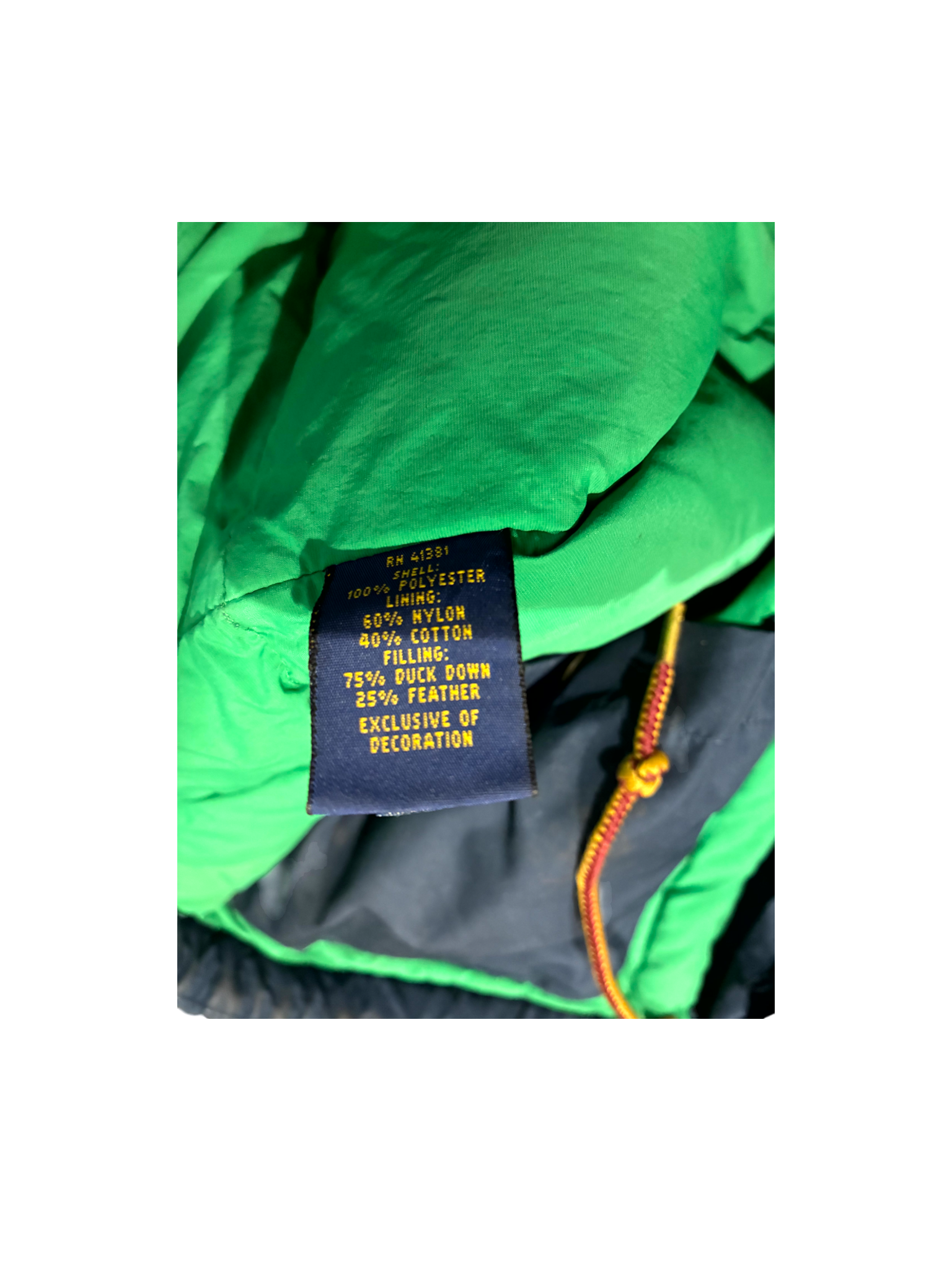 Polo Navy & Red Puffer Jacket