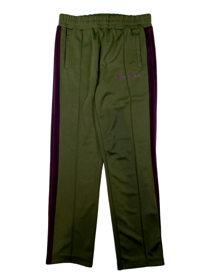Palm Angels Green & Purple Track Pants