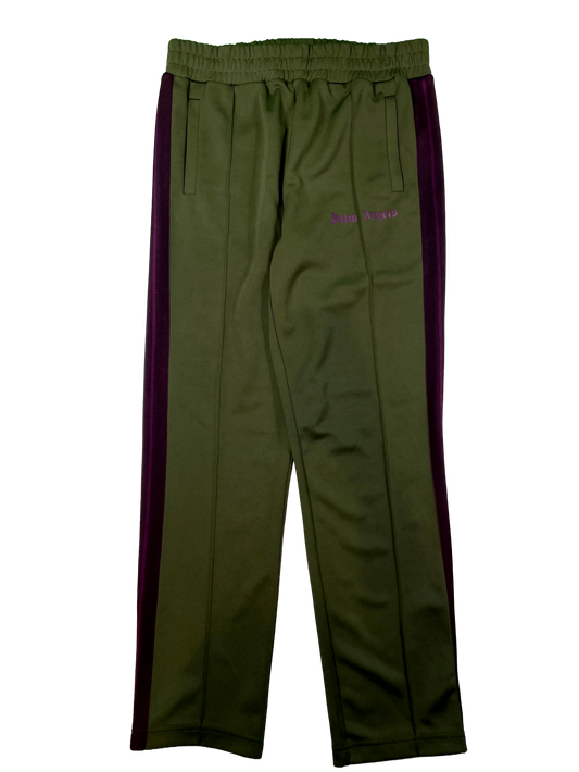 Palm Angels Green & Purple Track Pants