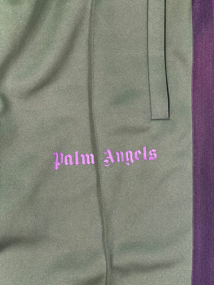 Palm Angels Green & Purple Track Pants