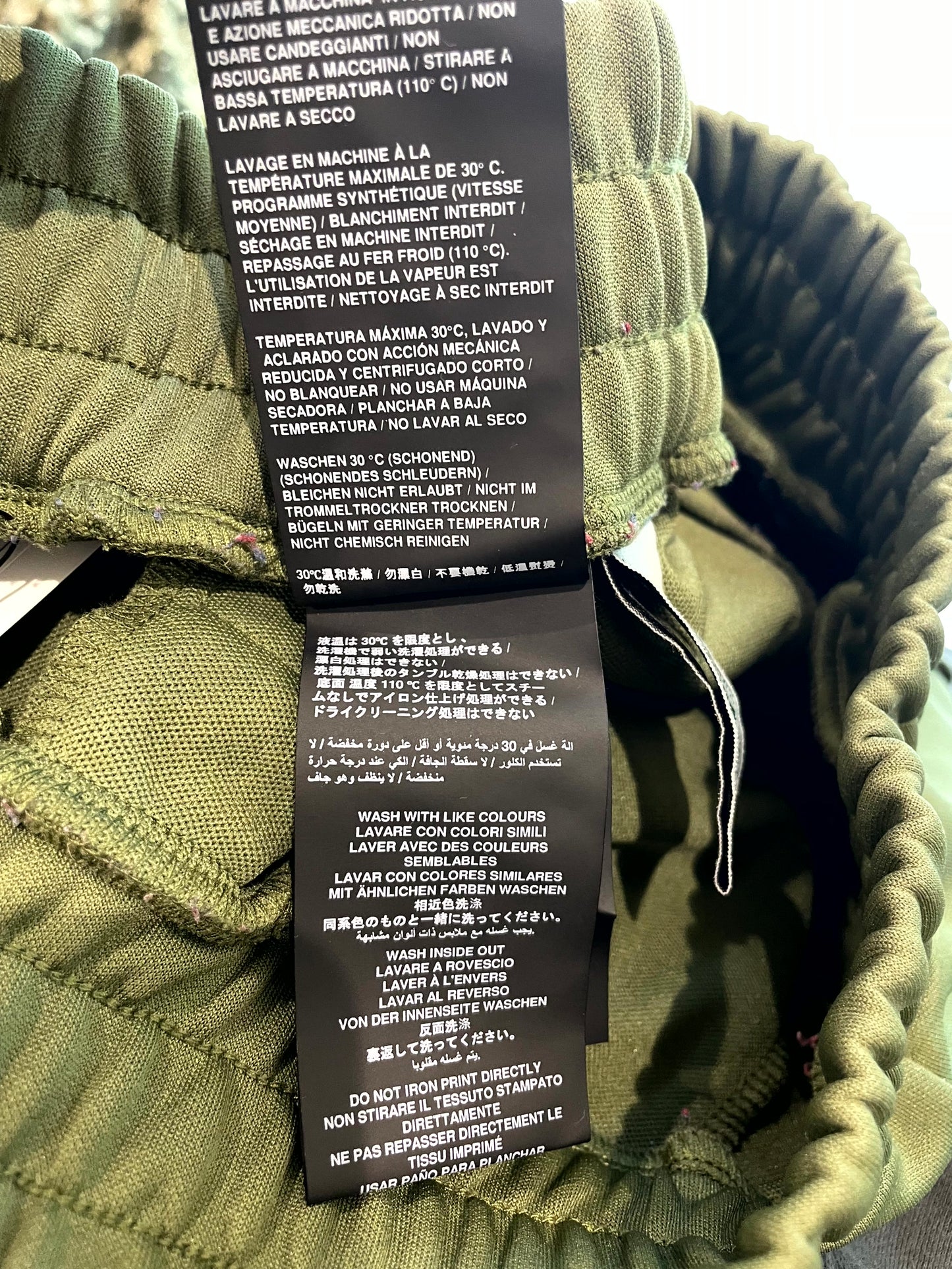 Palm Angels Green & Purple Track Pants