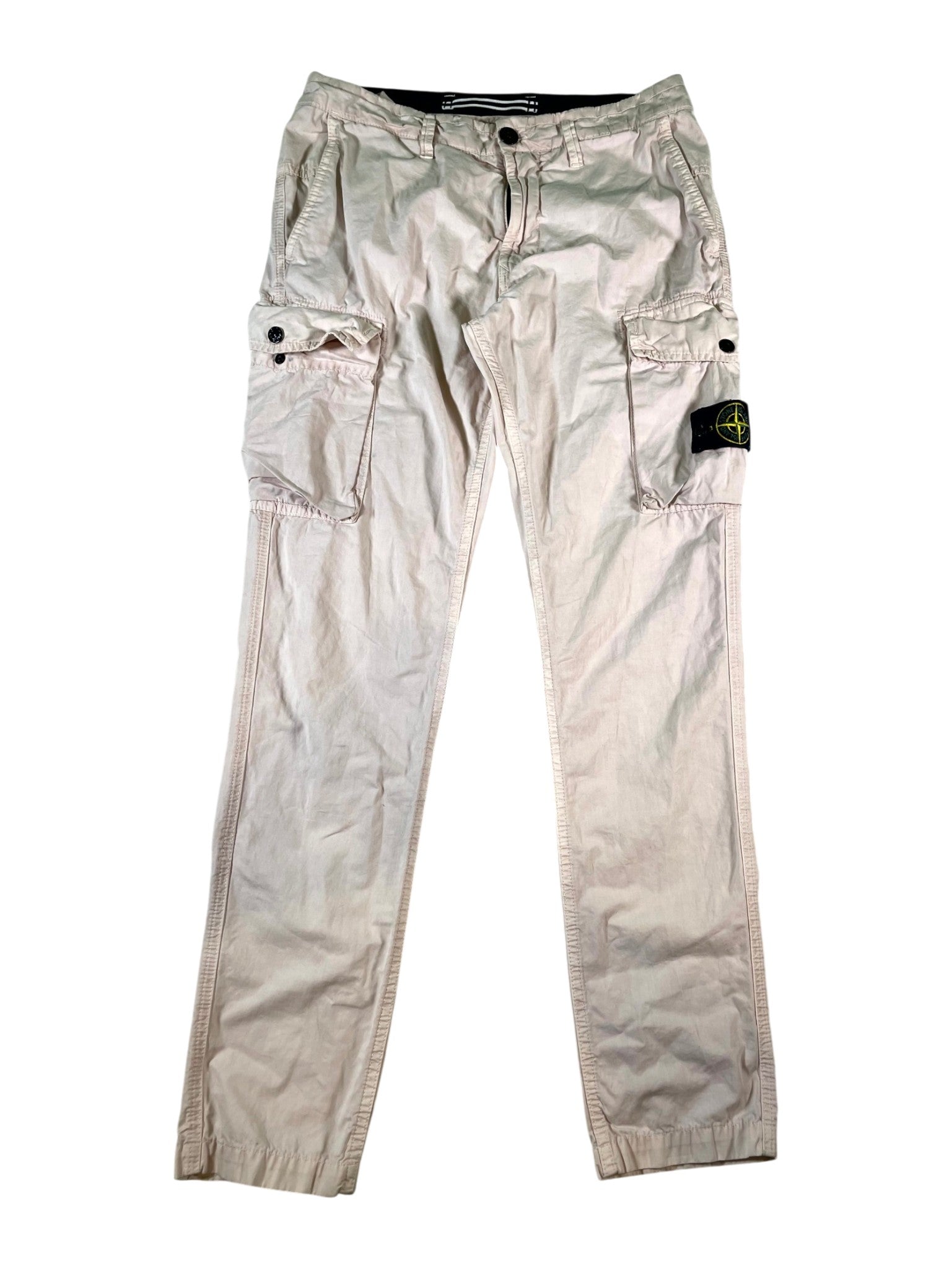 Stone Island Off White Cargo Pants