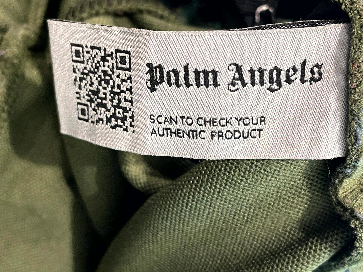 Palm Angels Green & Purple Track Pants