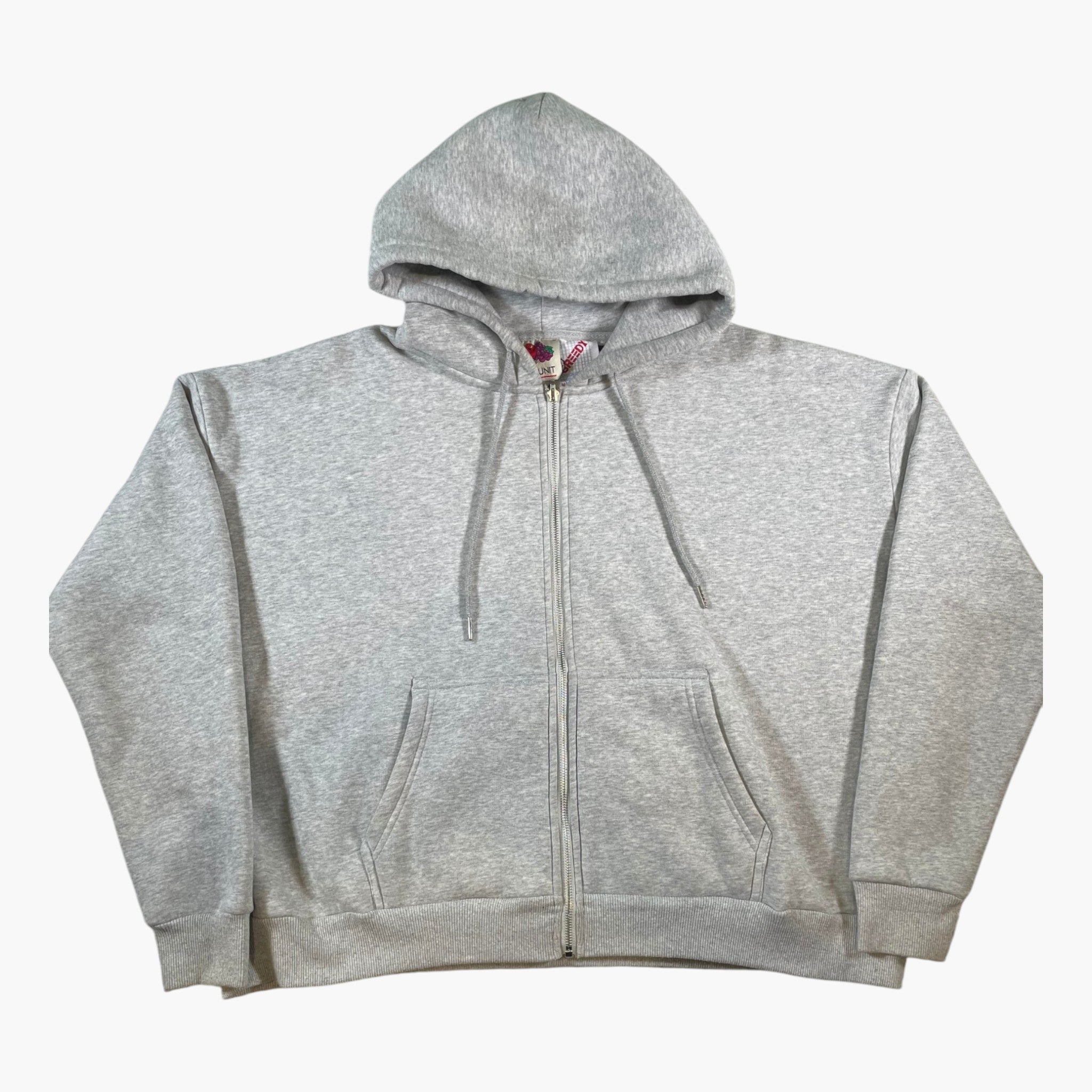 Greedy Unit Oversized Blank Zip Up