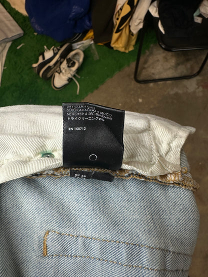 Amiri Jeans Light Wash South Beach Splatter Used 34