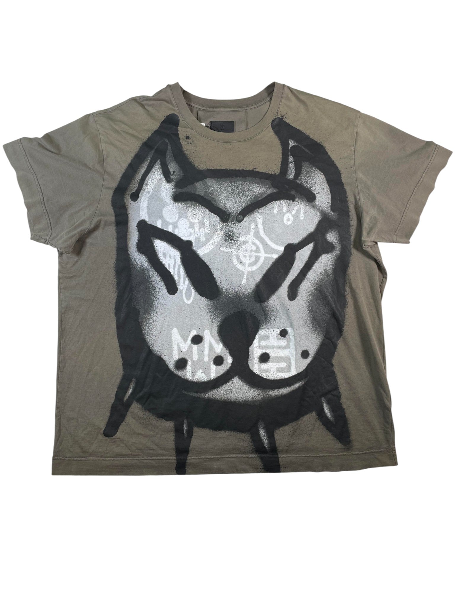 Givenchy Chito Dog Grey Tee