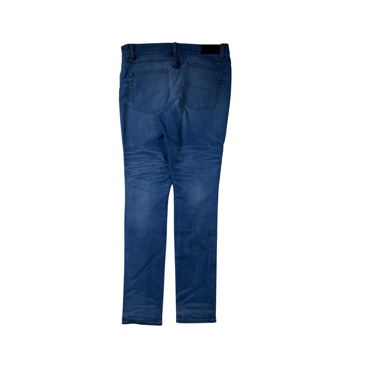 Amiri "MX1" Leather Patch Light Wash & White Jeans