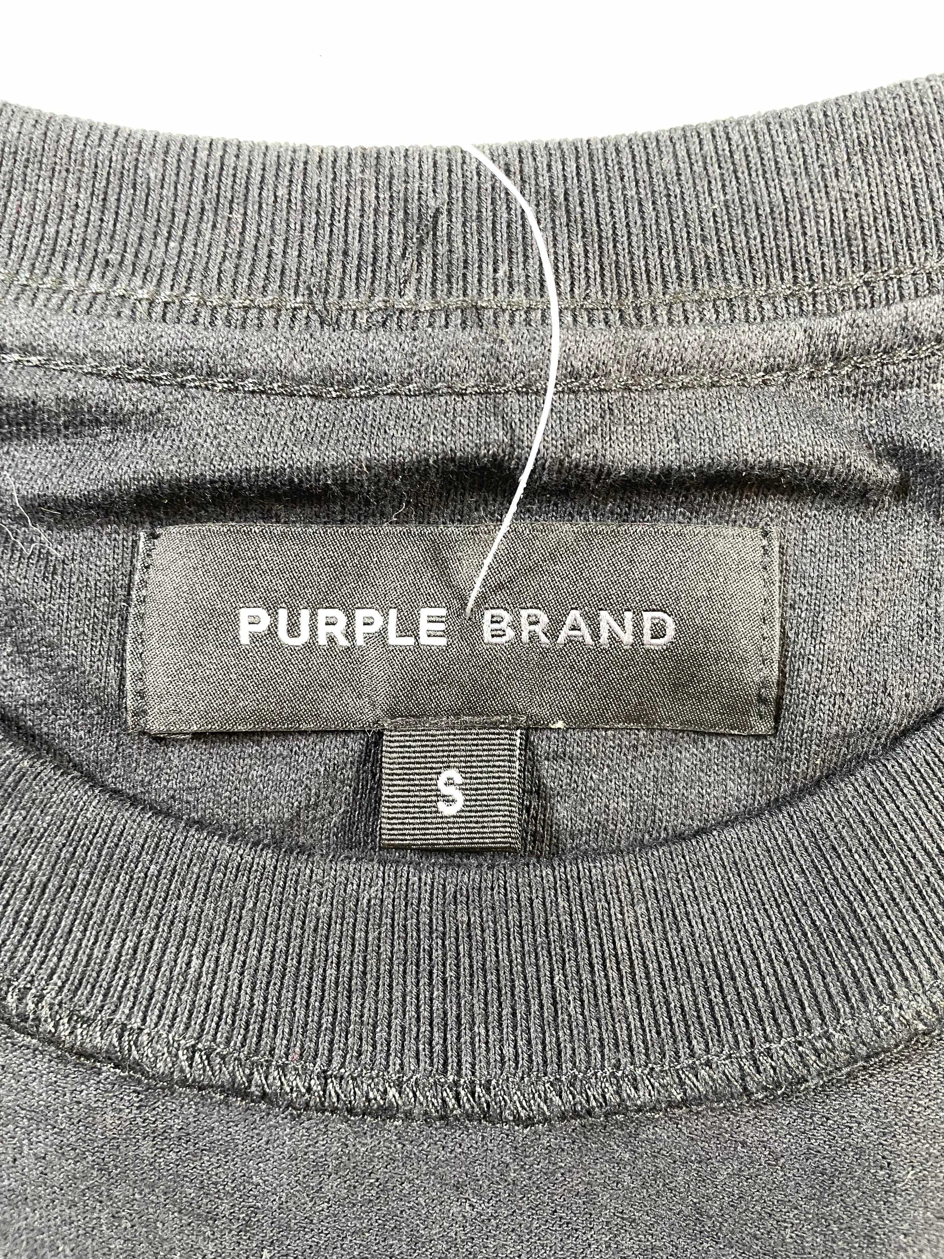 Purple Brand Logo Cherry Red Tee