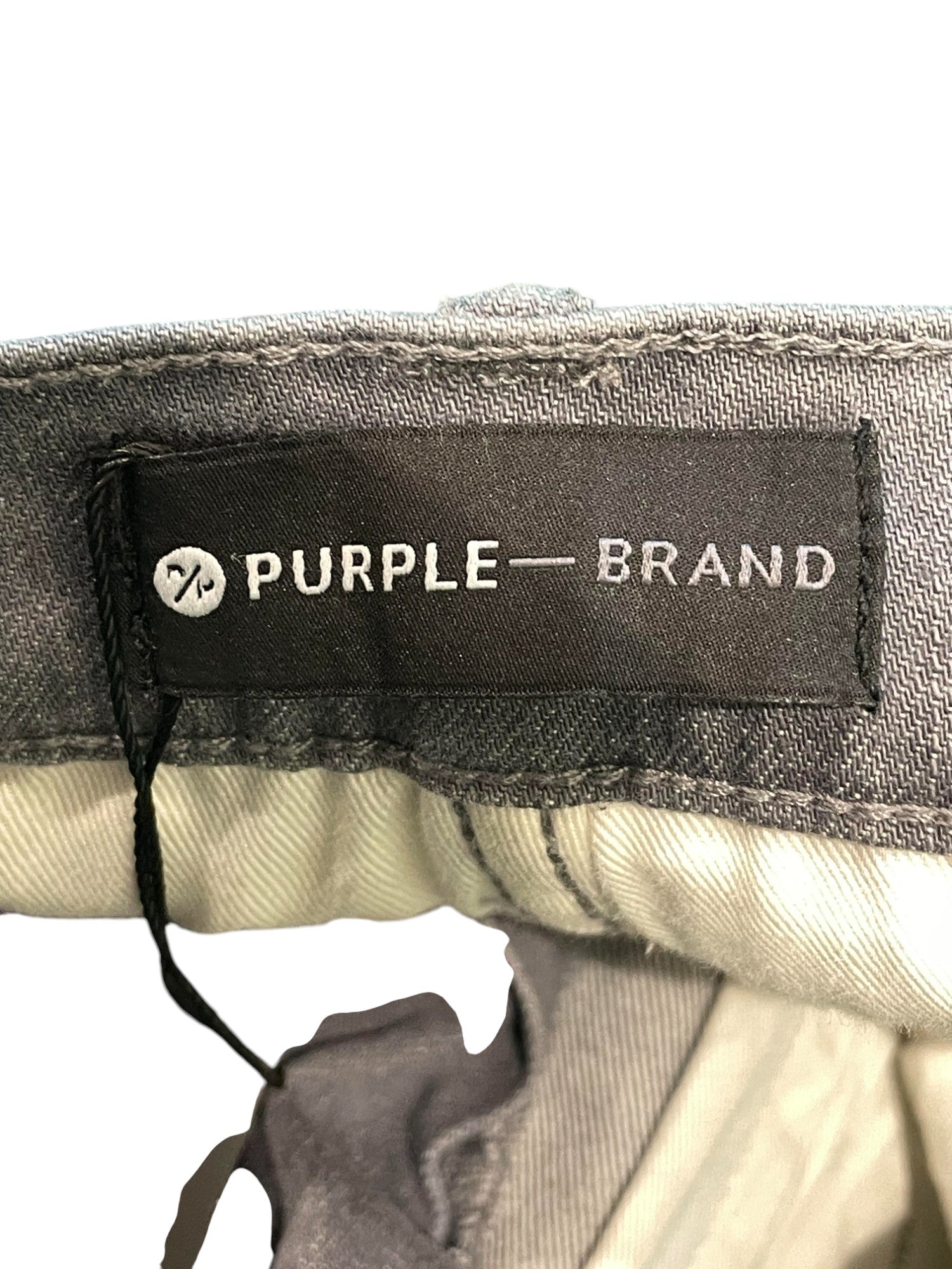 Purple Brand Tattered Dirty Wash Blue Jeans