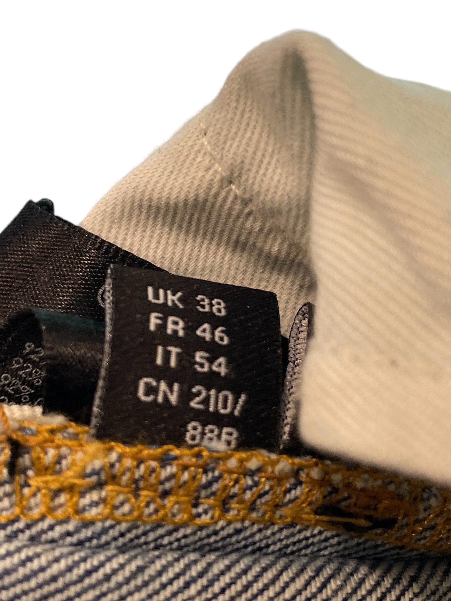 Amiri MX2 Light Wash Green Plaid Jeans