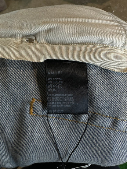 Amiri Red White Lightwash Thrasher Jeans  Used 32