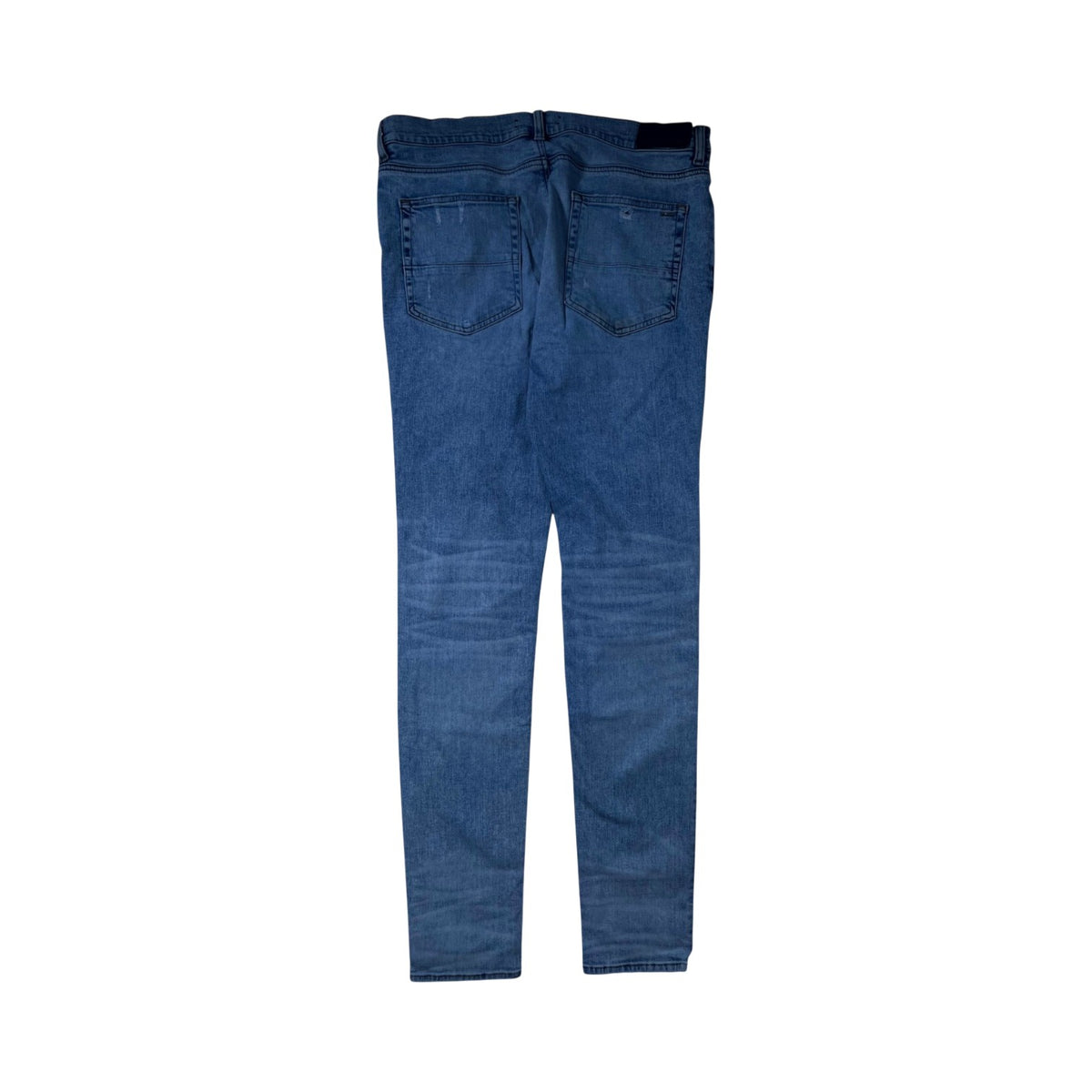 Amiri "MX1" Iridescent Patch Light Wash Jeans