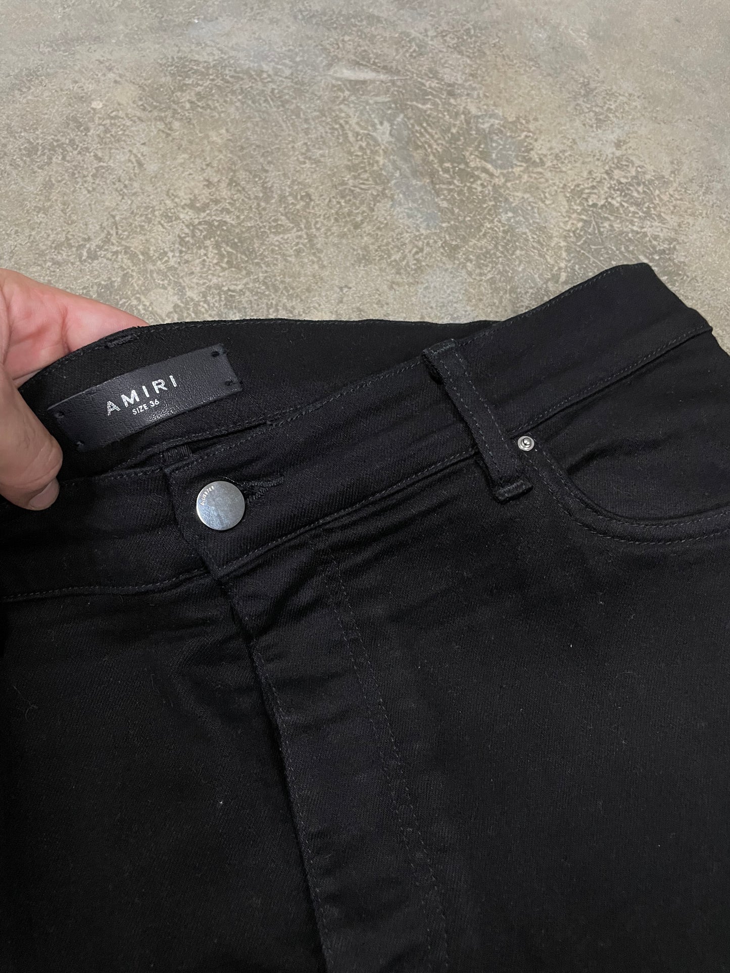 Amiri Thrasher Flare Black 36 Used