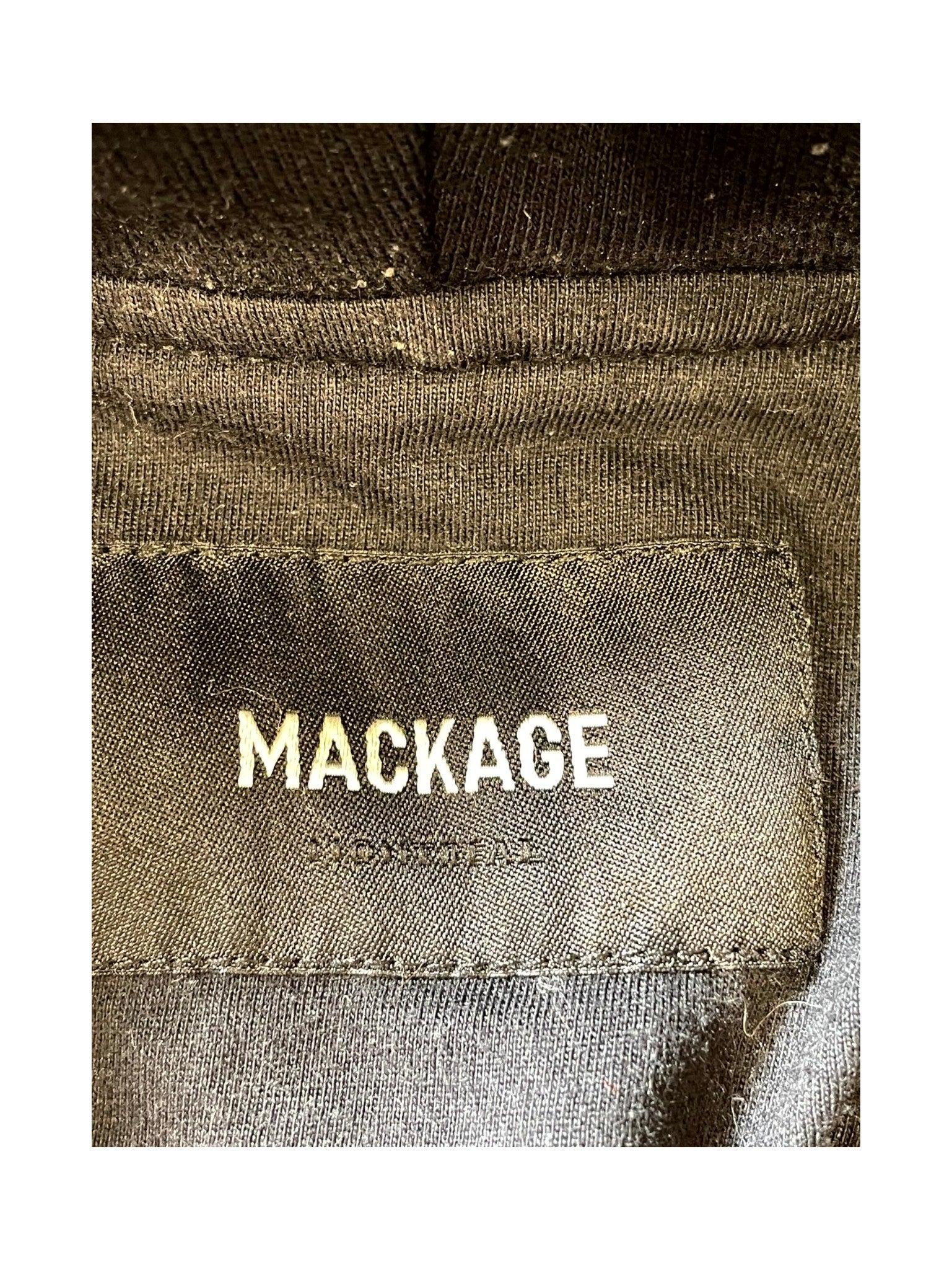 Mackage "Chest Logo" Black Hoodie