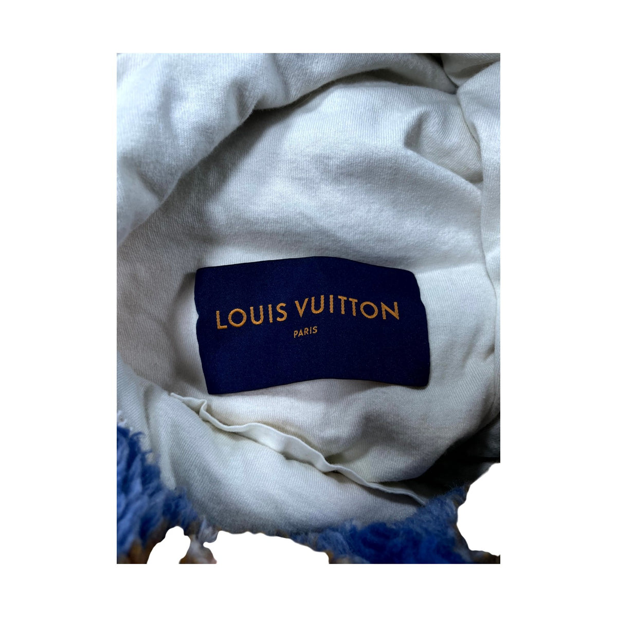 Louis Vuitton Monogram Sherpa Fleece Blue & Orange Jacket