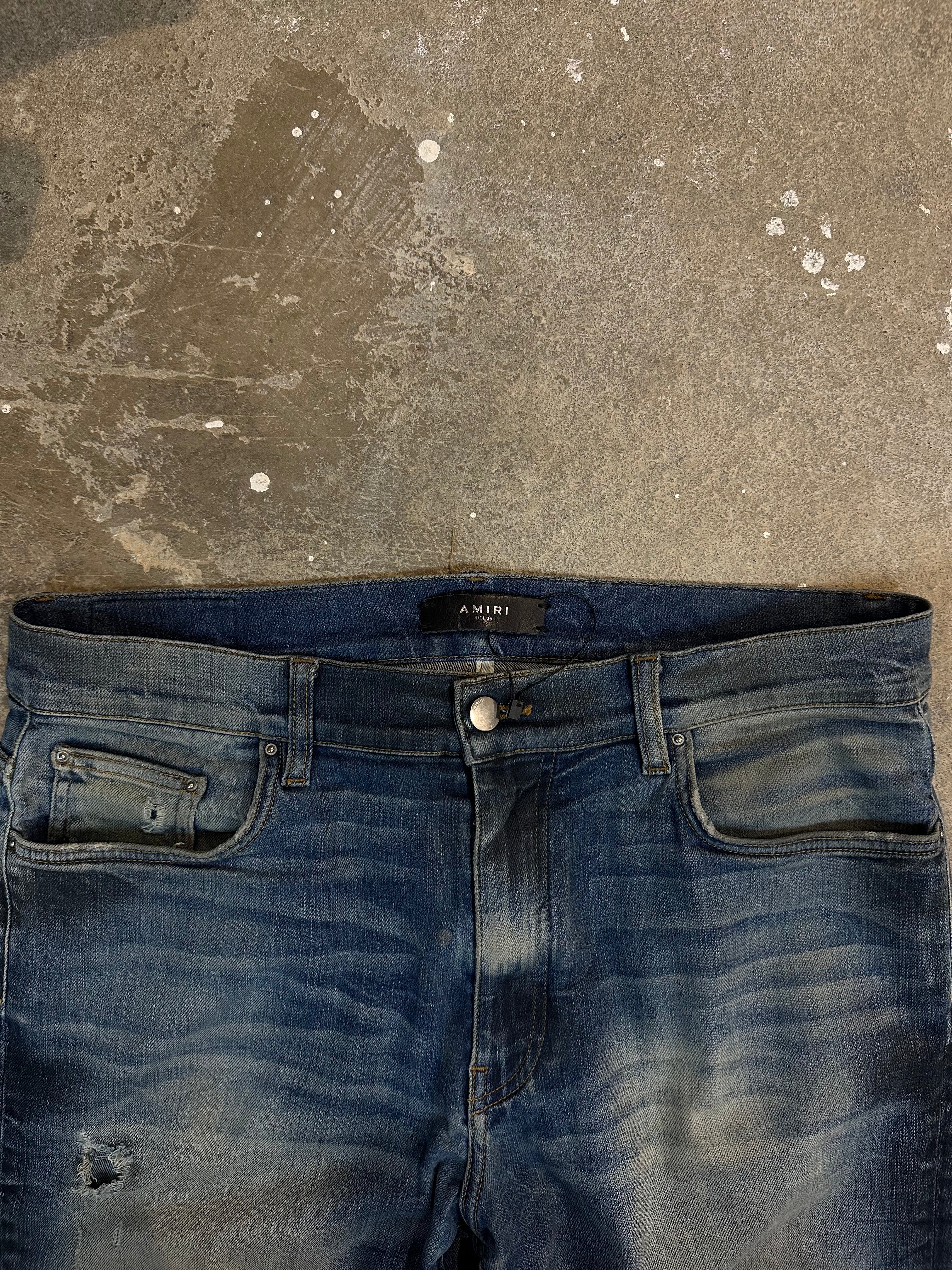 Amiri Ripped Thrasher Jeans Used 36