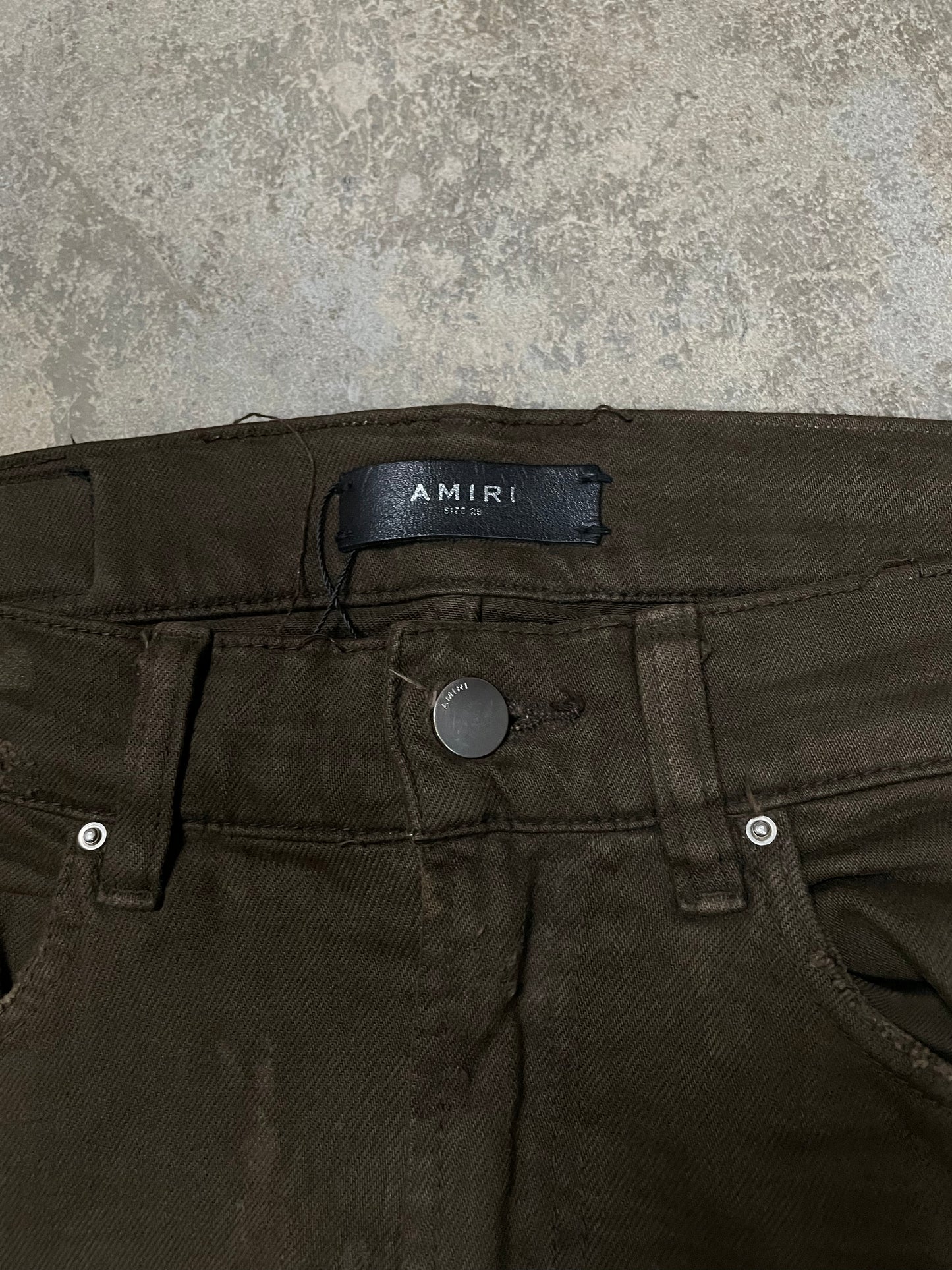 Amiri Jeans MX1 Black Patch 28 Used